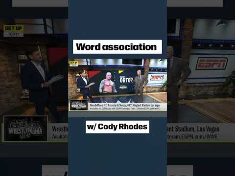 Cody Rhodes plays WWE superstar word association 🔁