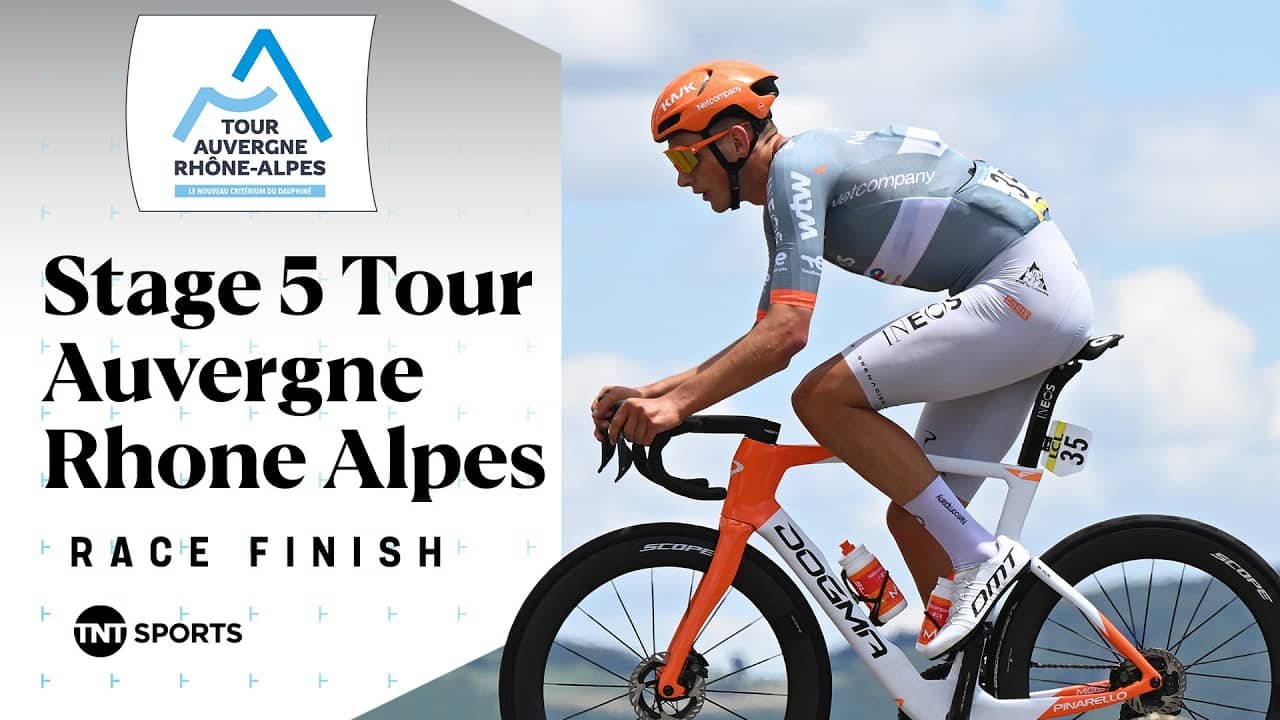 NEVER IN DOUBT! 🔥 | 2026 Stage 5 Tour Auvergne Rhone Alpes Final KM's | TNT Sports Cycling