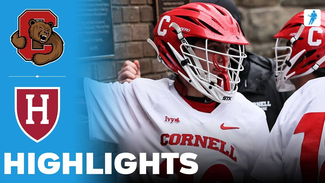Cornell vs Harvard | NCAA College Lacrosse | Highlights - April 25, 2026