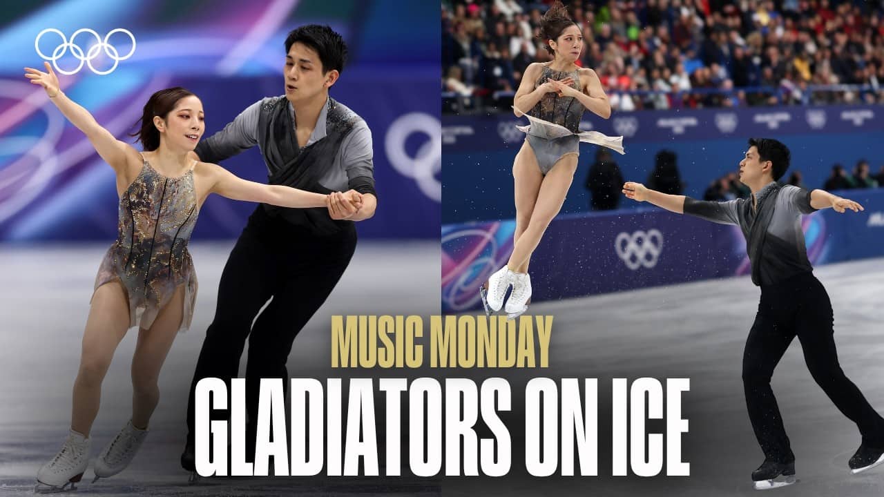 Skating to the Gladiator Soundtrack ⛸️🇯🇵 | Miura & Kihara Free Skate | Music Monday