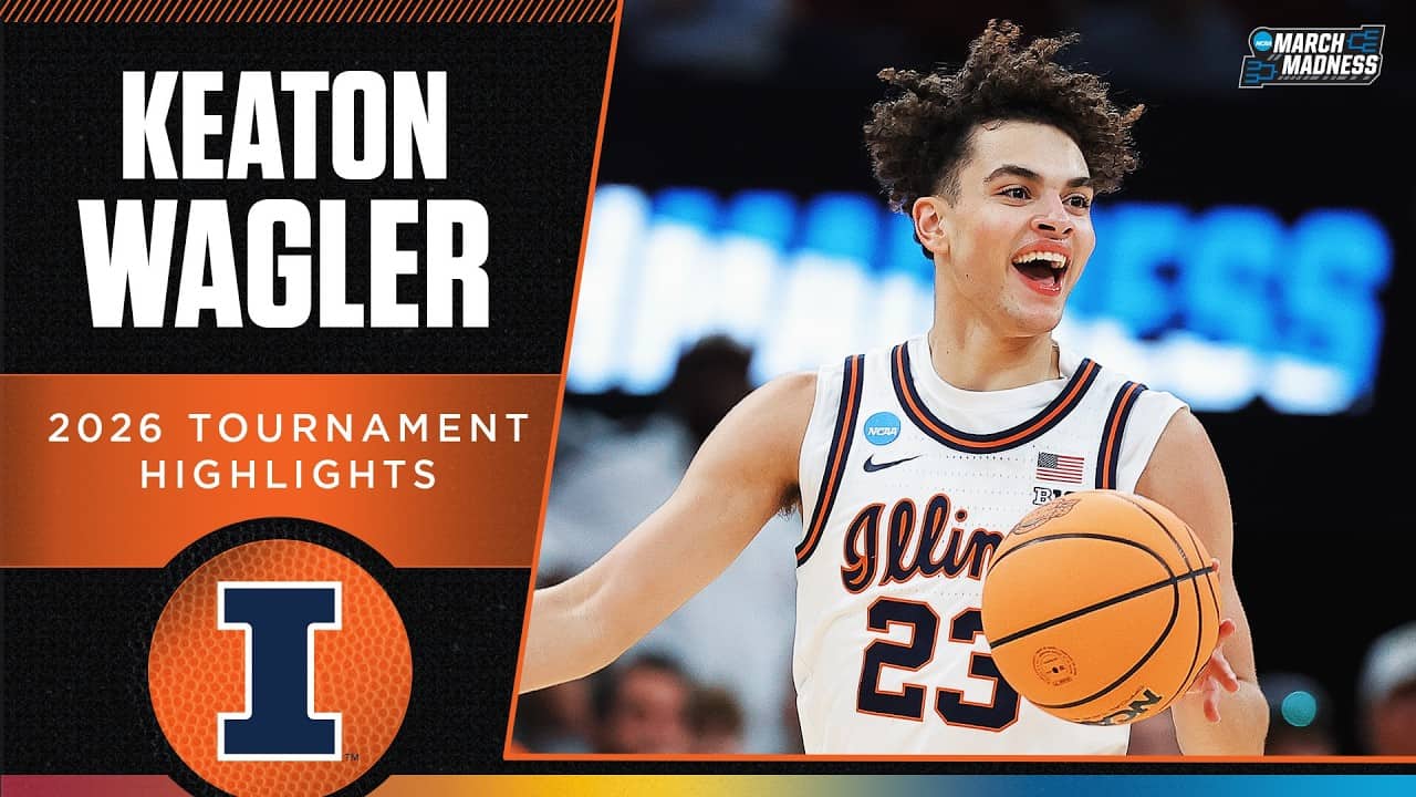 Keaton Wagler 2026 NCAA tournament highlights