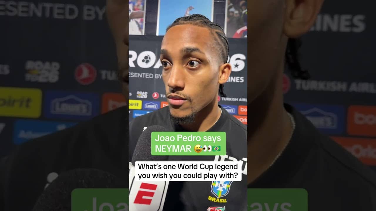 João Pedro's only wish was to play with Neymar in the World Cup. He didn't make the squad himself 😢