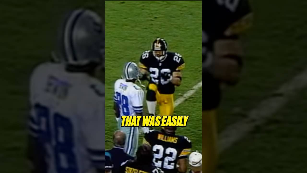 Levon Kirkland didn’t back down against Emmitt Smith and the Dallas Cowboys #nfl  #cowboys