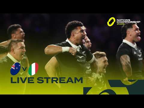 New Zealand v Italy | Nations Championship Live Match