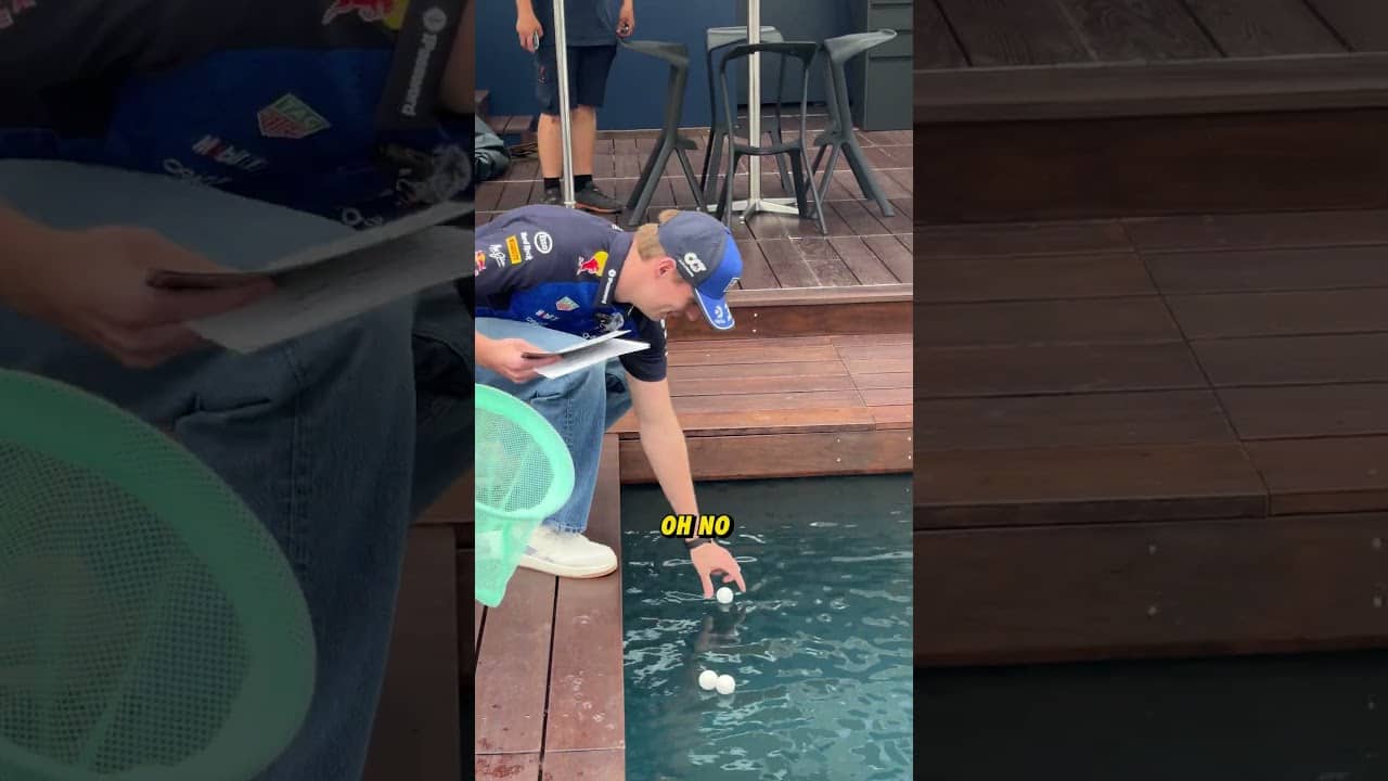 Rare footage of a driver being caught in the wild 🎣 #F1 #RedBullRacing