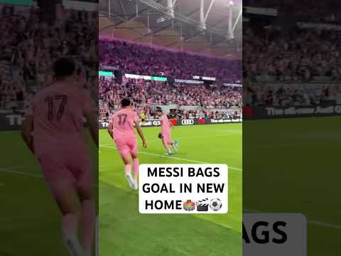 POV: First of many Messi moments at Nu Stadium⚽️🎬