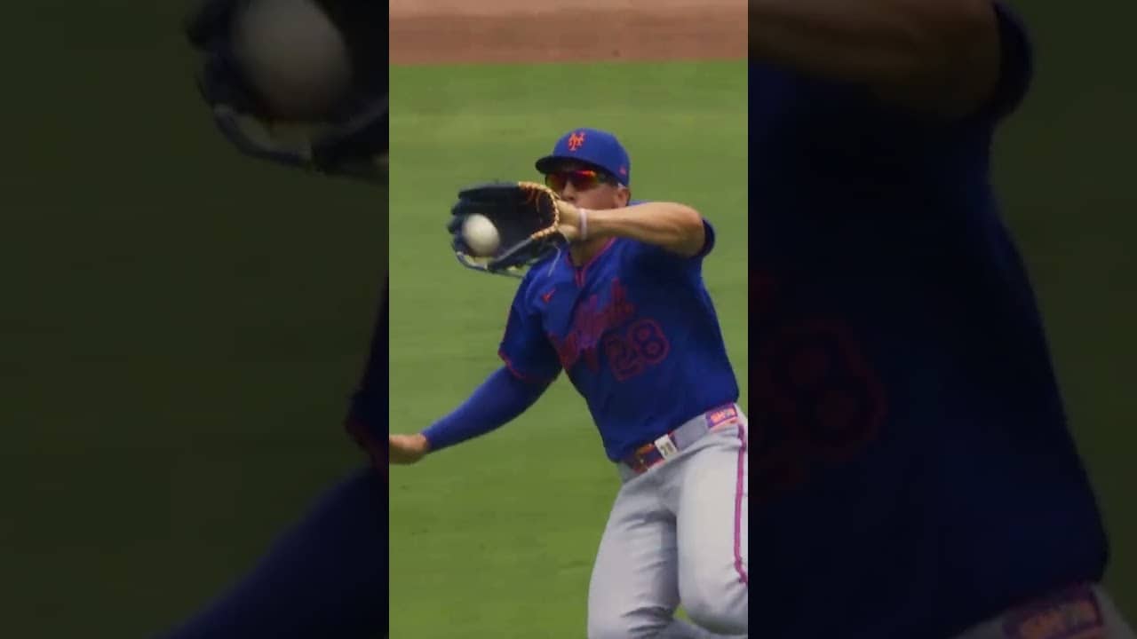 Tyrone Taylor makes a tough sliding catch 😤 #baseball #sports #highlights #newyork #taylor