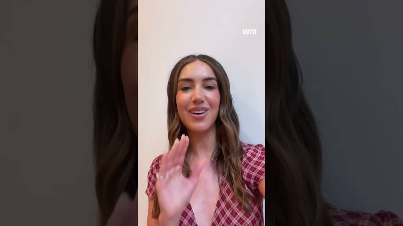 Hotter at Wimbledon 🍓 A special good luck message for Aryna Sabalenka from Tinx! #WTA