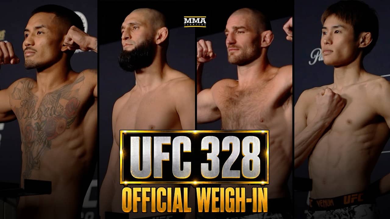 UFC 328 Official Weigh-Ins: Four Title Fights Official, One Fighter Misses Weight