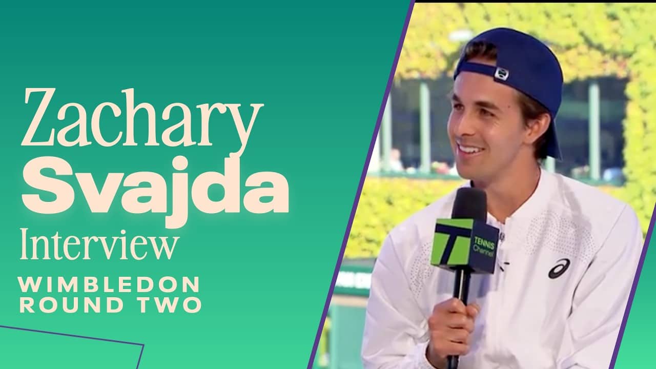 Zachary Svajda reaches third round after playing through qualifiers | 2026 Wimbledon