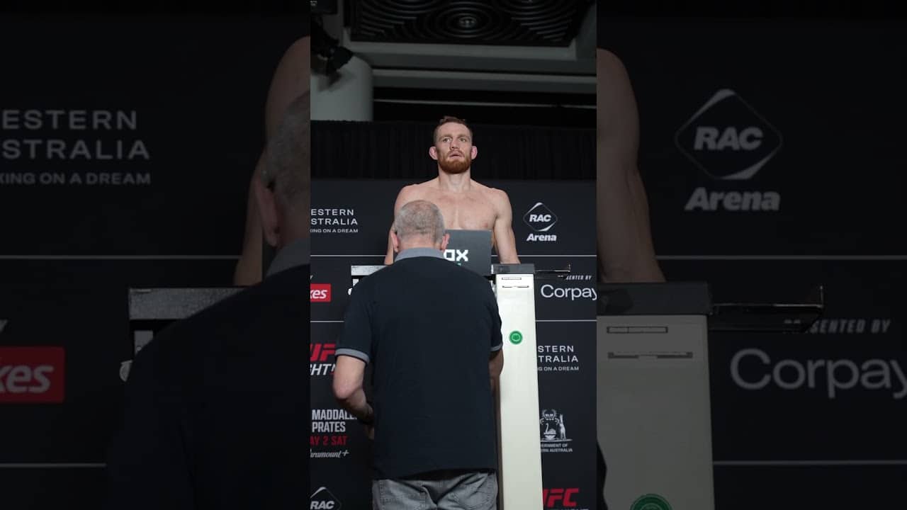 JDM has made weight #ufcperth