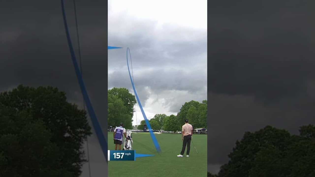 Matt McCarty finishes in style at the Truist Championship for an opening-round 63!