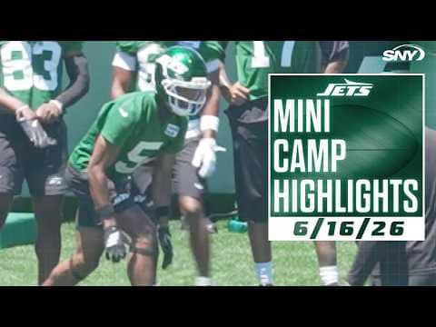 Garrett Wilson, Jets hit the field in Florham Park for minicamp