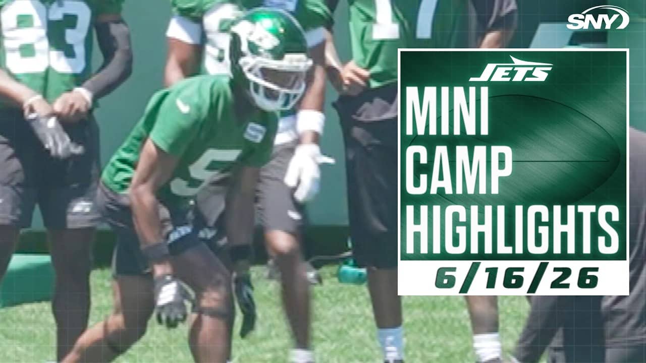 Garrett Wilson, Jets hit the field in Florham Park for minicamp