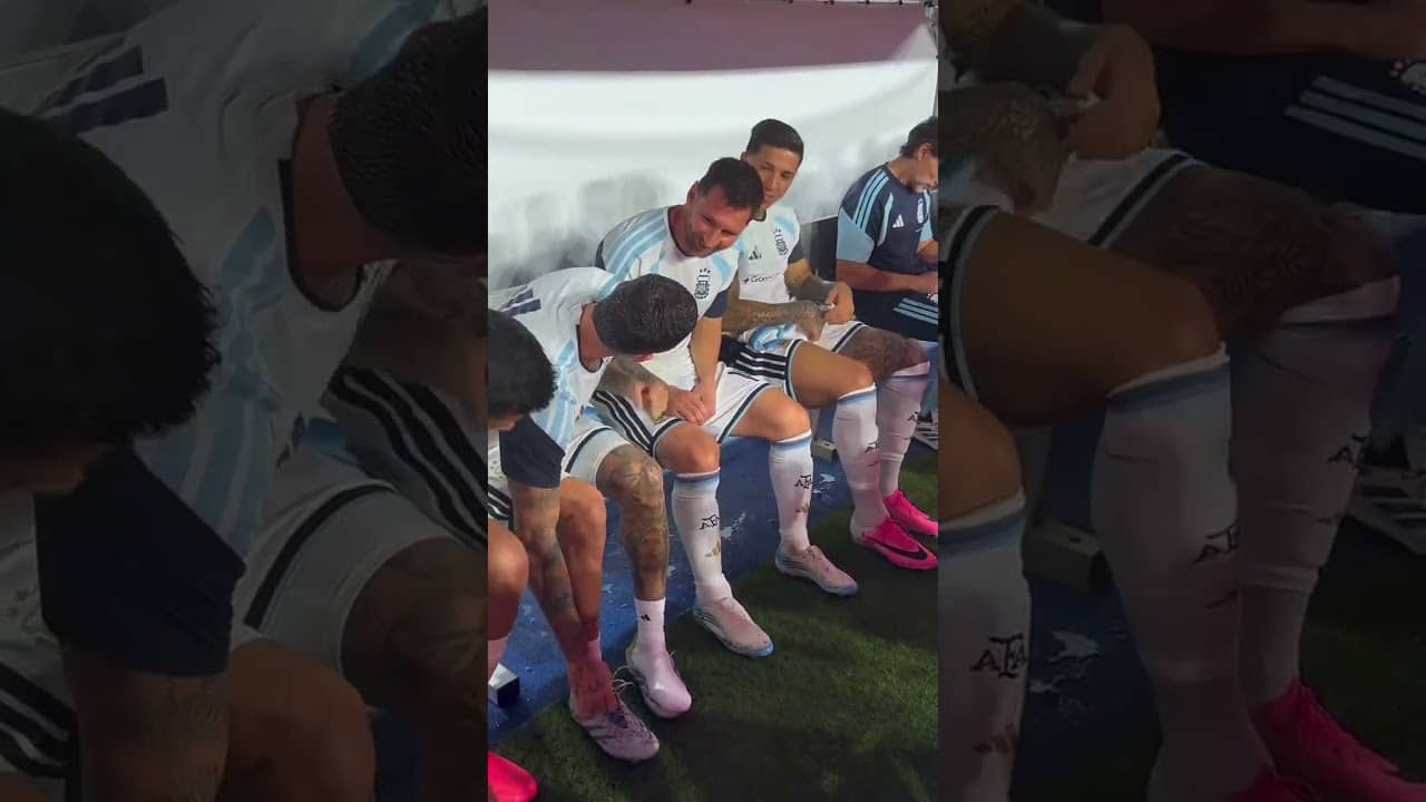 What a bench for Argentina in its final international friendly!