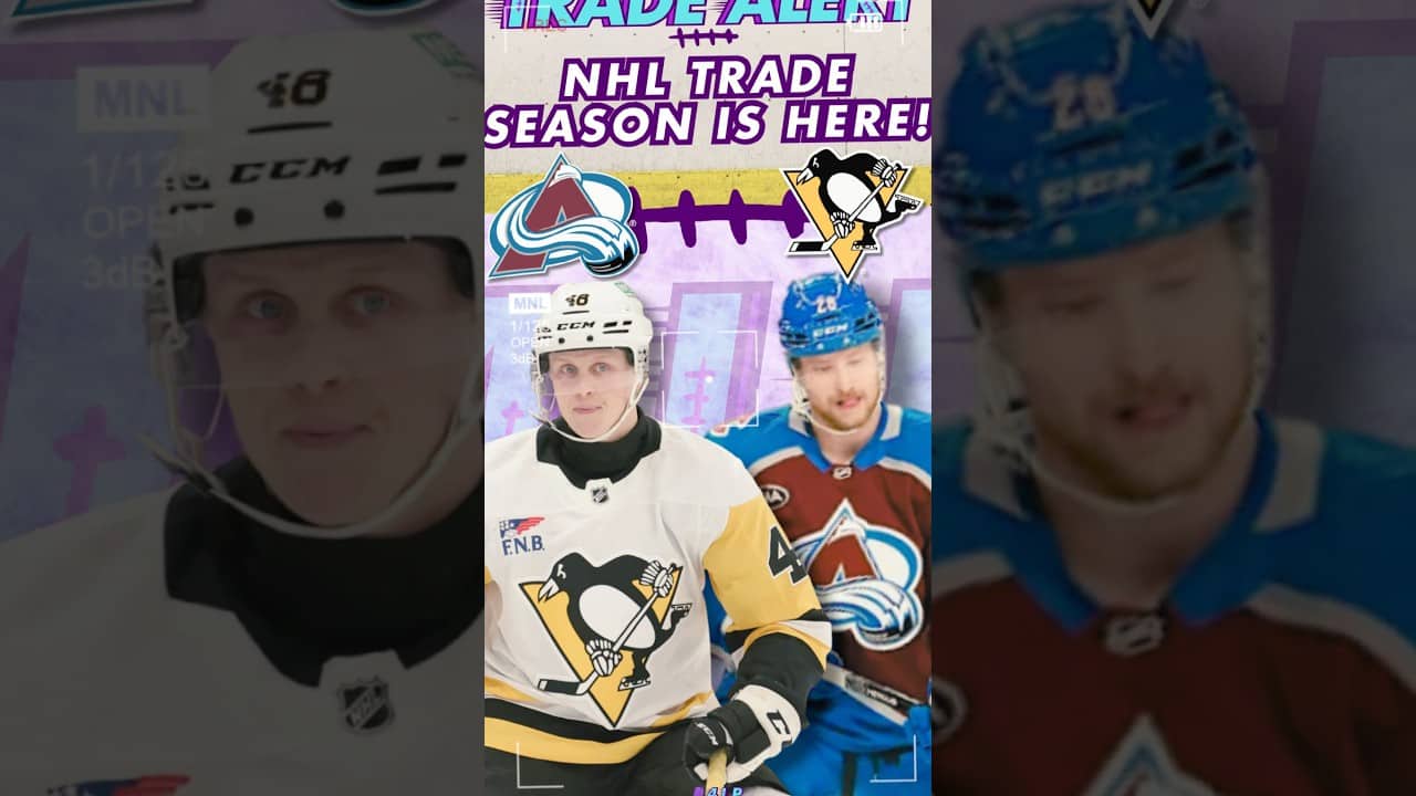 PENGUIN GOING TOWARDS THE AVALANCHE🚨🐧 #hockeyshorts #nhltrades #nhltradedeadline #nhlshorts