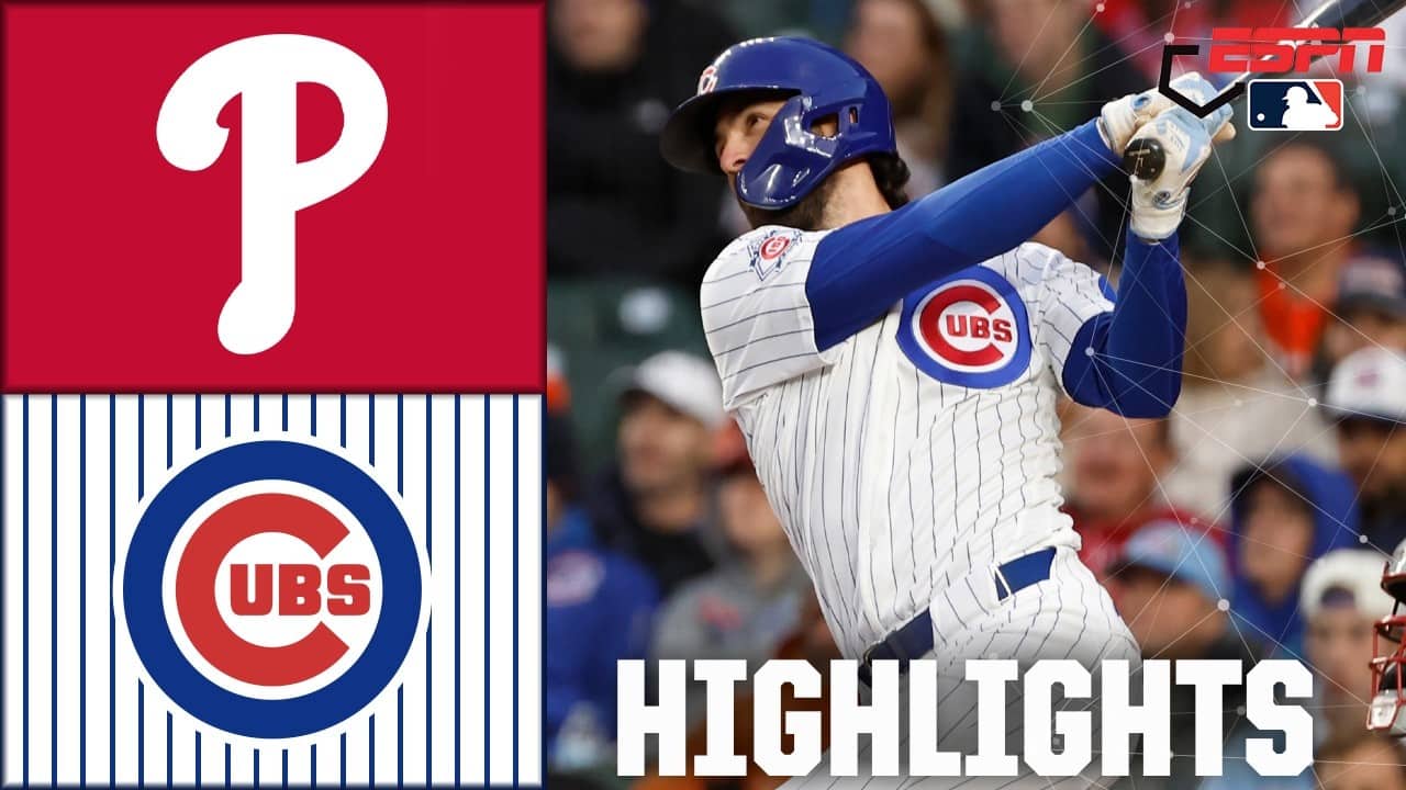Philadelphia Phillies vs. Chicago Cubs | Full Game Highlights | ESPN MLB