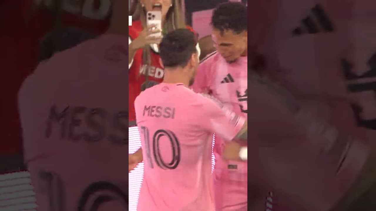Our first at Nu Stadium. And it had to be him! LEO MESSI 💫