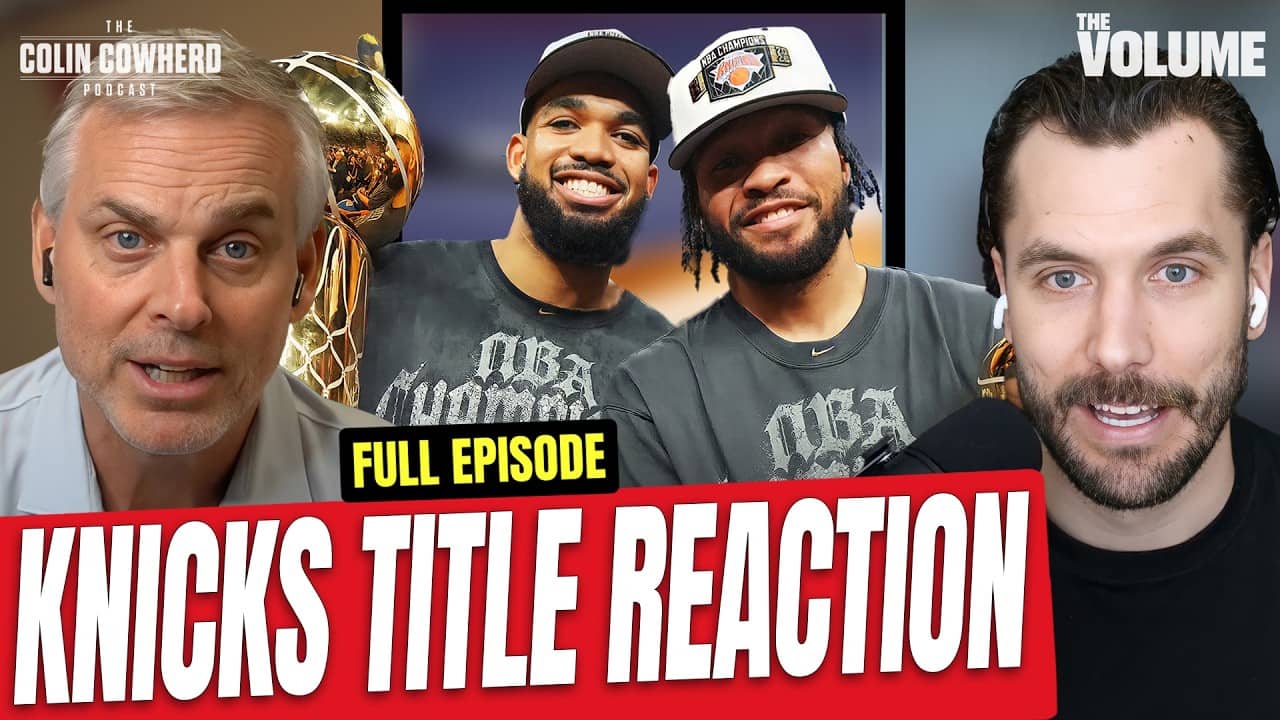 Reaction to Knicks winning NBA Finals: Brunson's legacy, Wemby & Spurs Future | Colin Cowherd