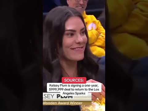 Kelsey Plum is signing a one-year, $999,999 deal to return to the Sparks!