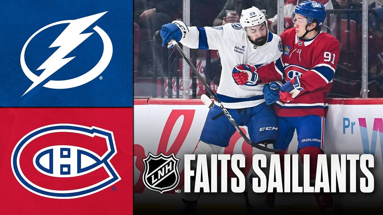 Lightning vs Canadiens 09/04/26 | Faits saillants