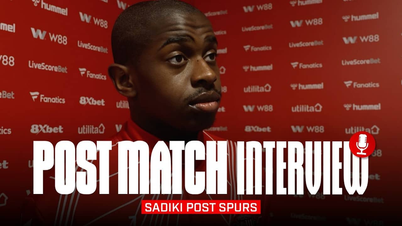 "I'm proud of the team" | Sadiki On Spurs Home Win | Post Match Interview