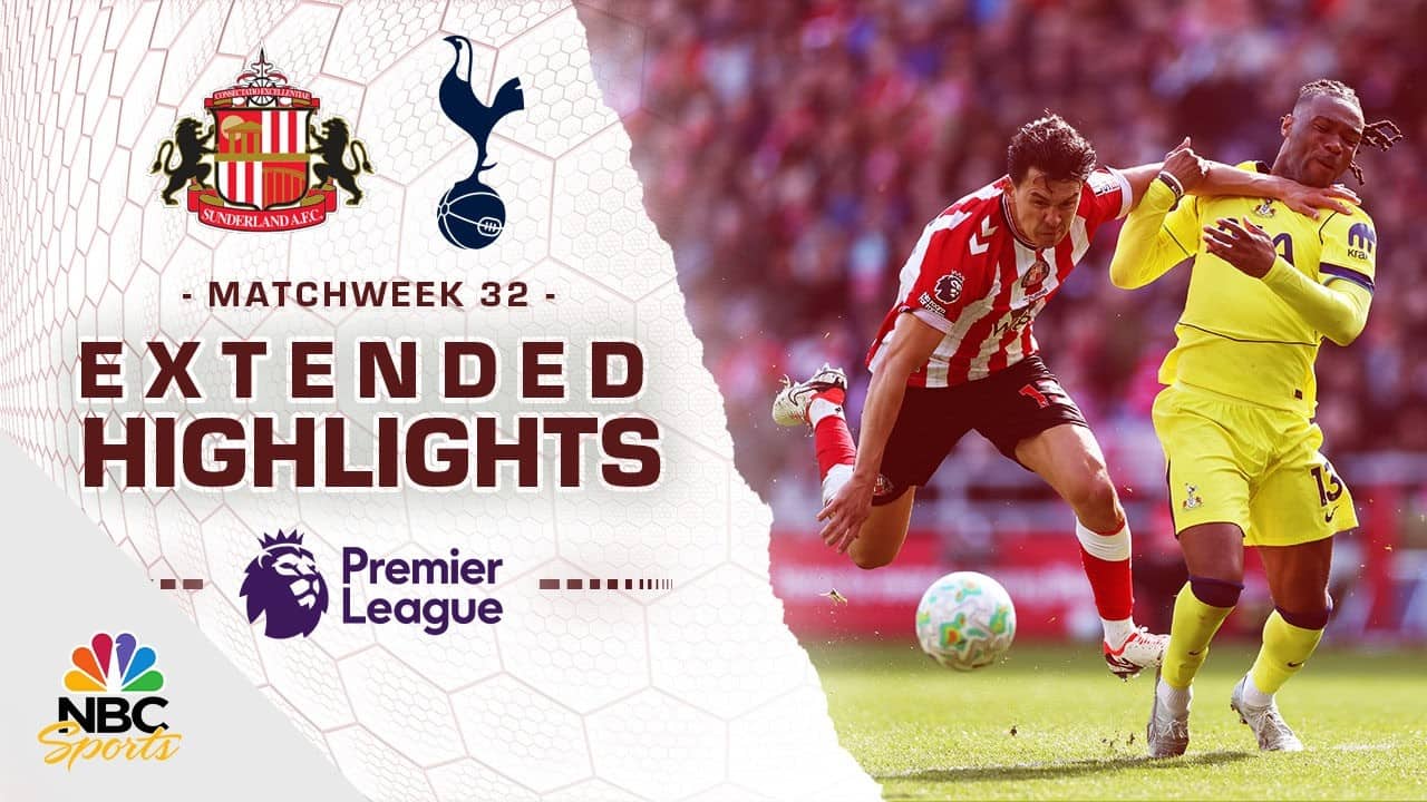 Sunderland v. Tottenham Hotspur | PREMIER LEAGUE HIGHLIGHTS | 4/12/2026 | NBC Sports