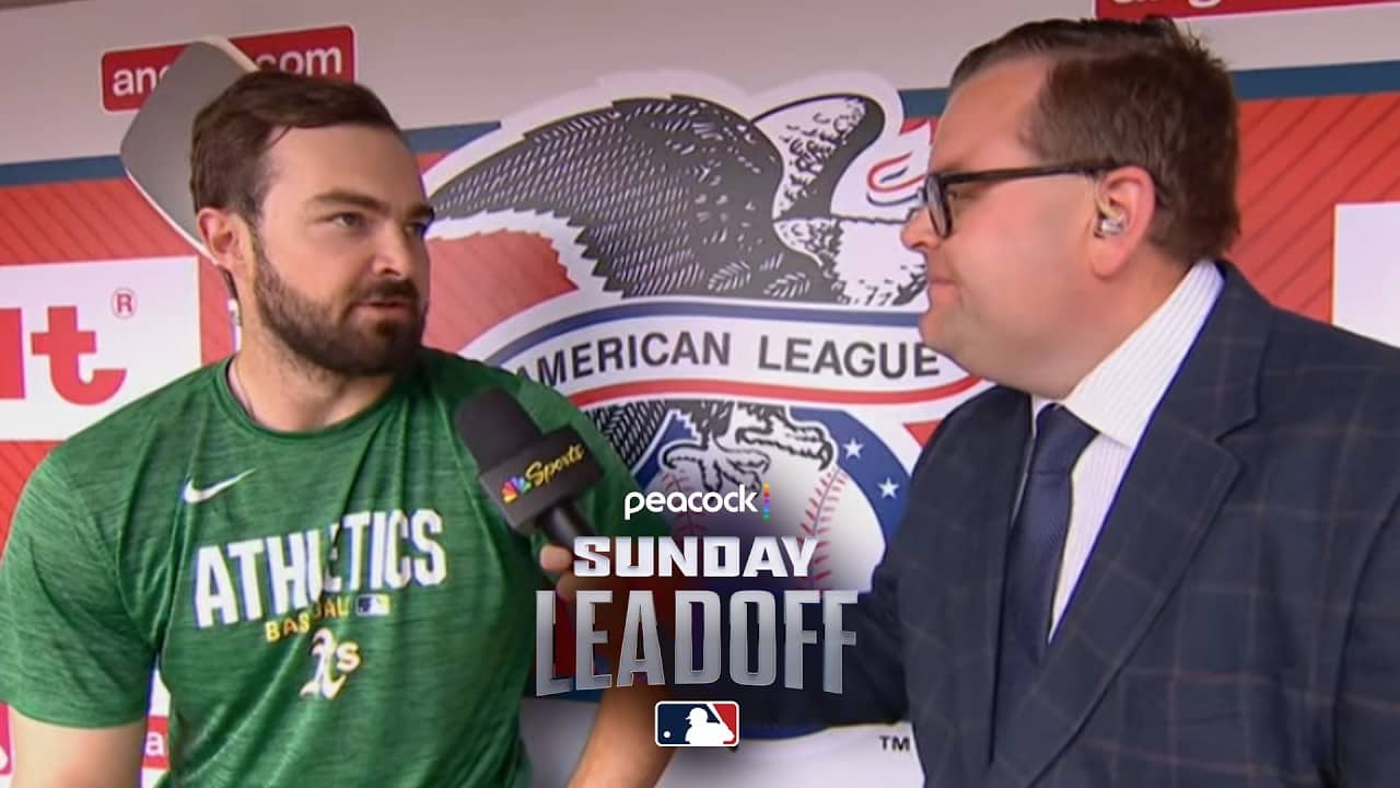 Shea Langeliers: Youthful Athletics are a 'close group of guys' | MLB Sunday Leadoff | MLB on NBC