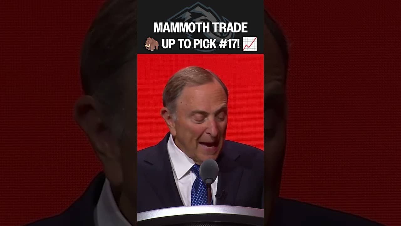 Mammoth TRADE UP in the first round! ⬆️