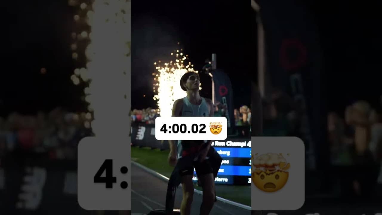 BRIAN BURNS IS SO CLOSE YET AGAIN Brian Burns BARELY misses sub 4 in the full mile running 4:00.02