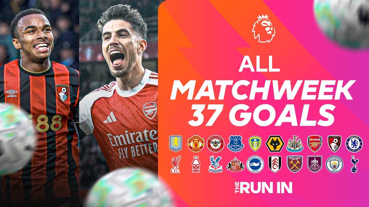 EVERY SINGLE GOAL from Matchweek 37! 🔥 | Premier League Highlights
