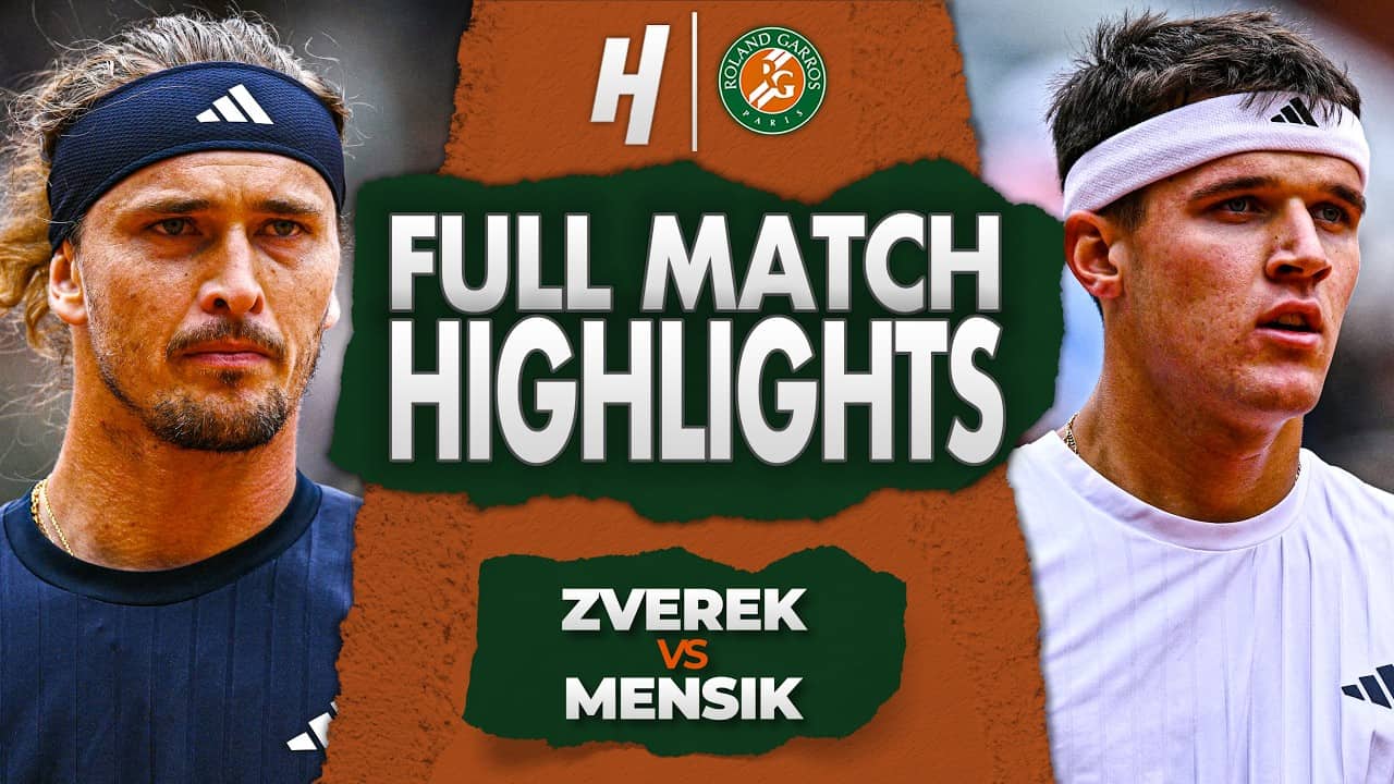 Alexander Zverev vs Jakub Mensik - FULL Semifinal Highlights 🔥 Roland Garros 2026
