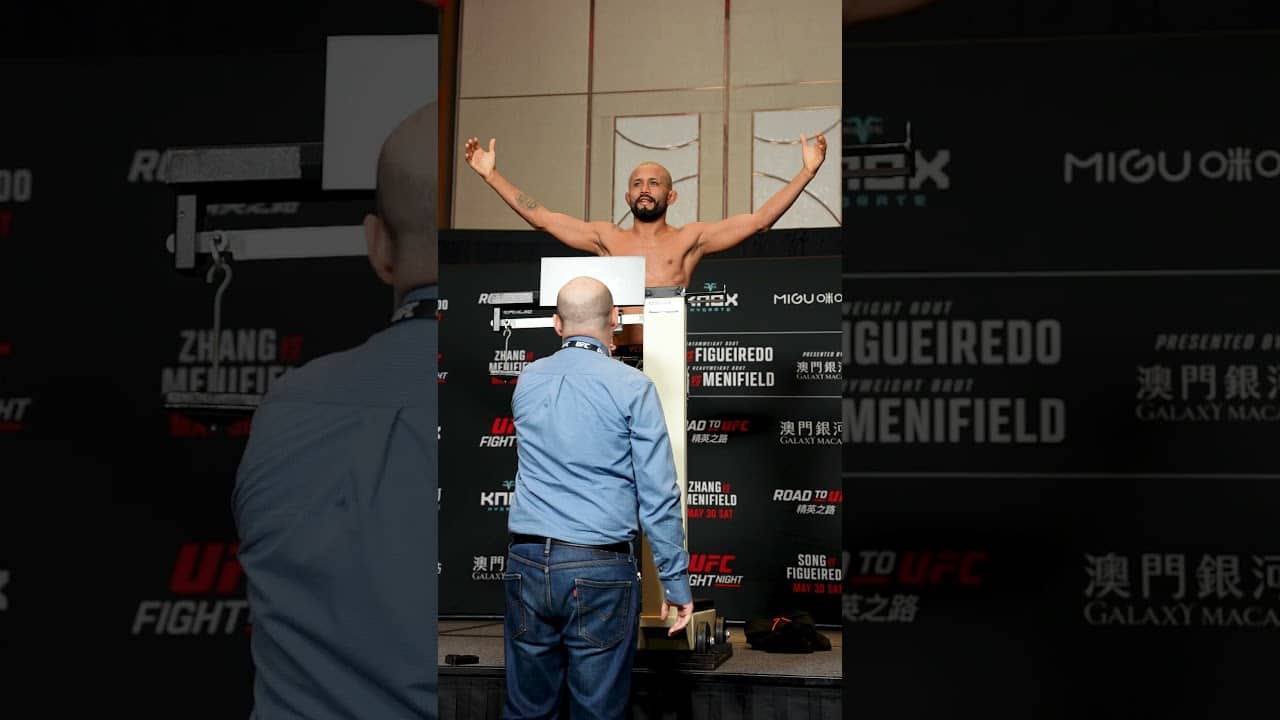Deiveson Figueiredo has made weight! #ufcmacau