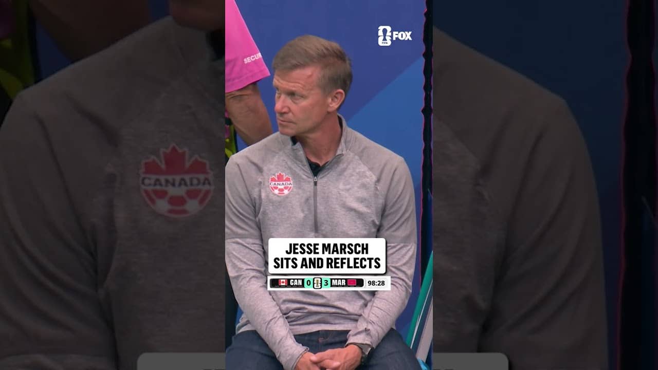 Jesse Marsch had to take a moment after Canada's defeat to Morocco