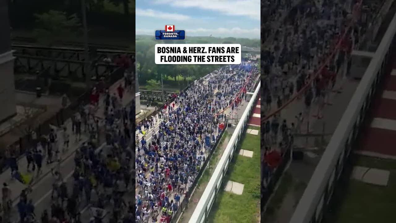 Bosnia brought the noise to Canada 🇧🇦🔊