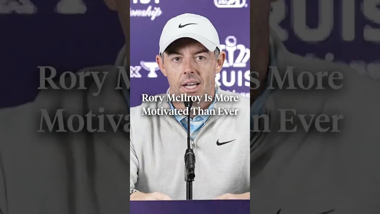 Rory McIlroy says he’s more motivated than ever after winning a second green jacket. 😳