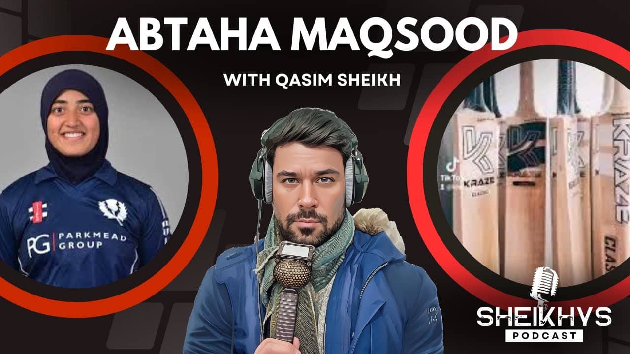 Abtaha Maqsood - visits Open Cricket Academy #Glasgow #Kraze