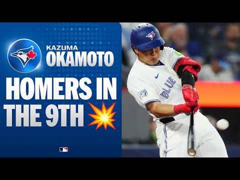 Kazuma Okamoto launches his 18th home run of the season for the Blue Jays 🇨🇦