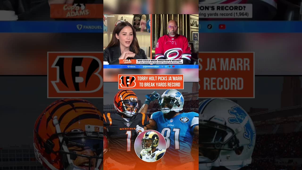 Torry Holt picked Ja’Marr Chase to break Calvin Johnson’s single-season receiving record.