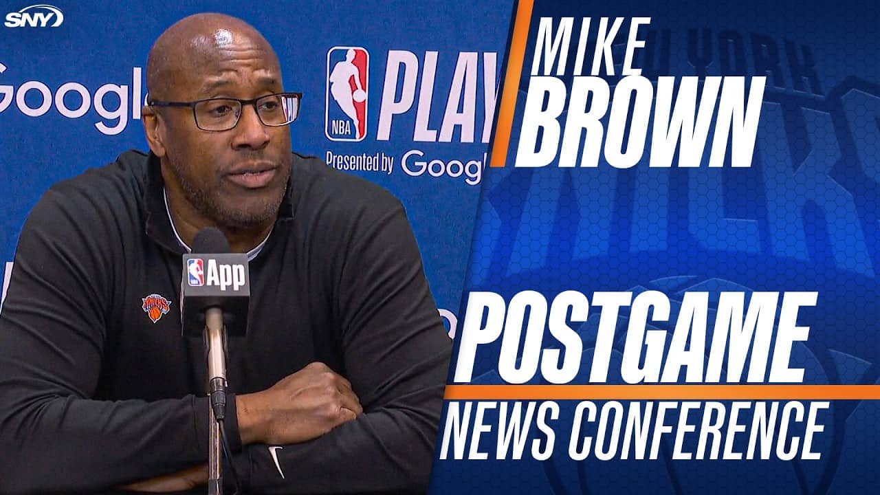 Mike Brown comments on Knicks' dreadful fourth-quarter leading to Hawks tying their playoff series