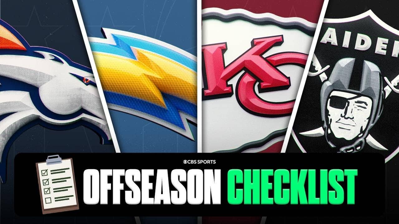 Offseason checklist for AFC West teams: Broncos, Chargers, Chiefs, Raiders 📋
