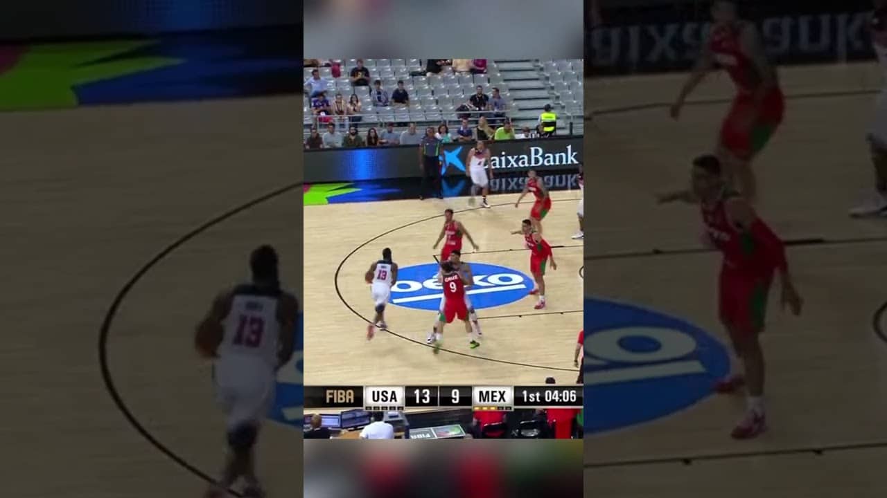 When Stephen Curry and James Harden teamed up, it was pure buckets 🎯 #FIBAWC