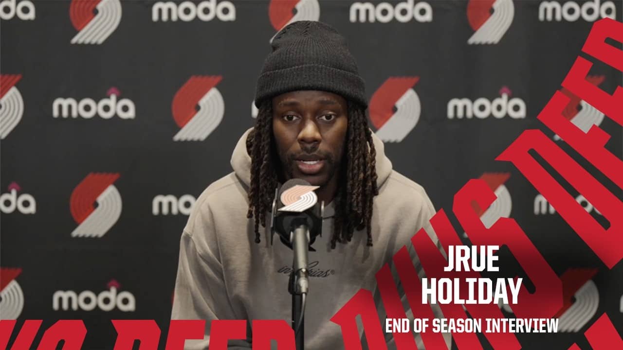 Jrue Holiday | 2025-26 End of Season Interview | Portland Trail Blazers | April 30, 2026