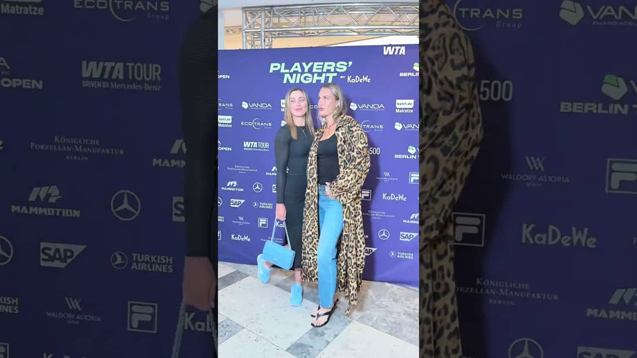 Always a fun time with Sabadosa 😜 #wta #tennis #fashion #berlin