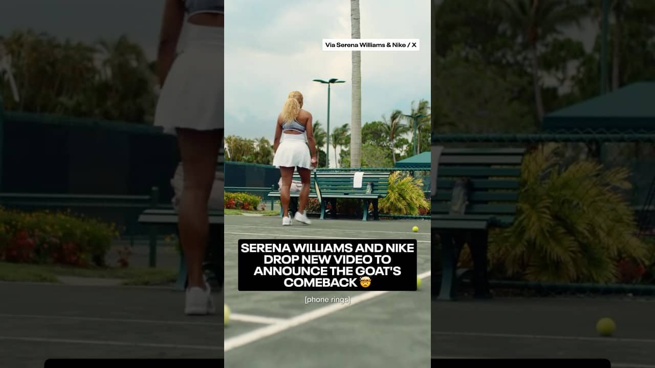 Stream Serena’s comeback June 8th-14th at Queen’s Club on our App 🚨🤯 #serenawilliams #goat
