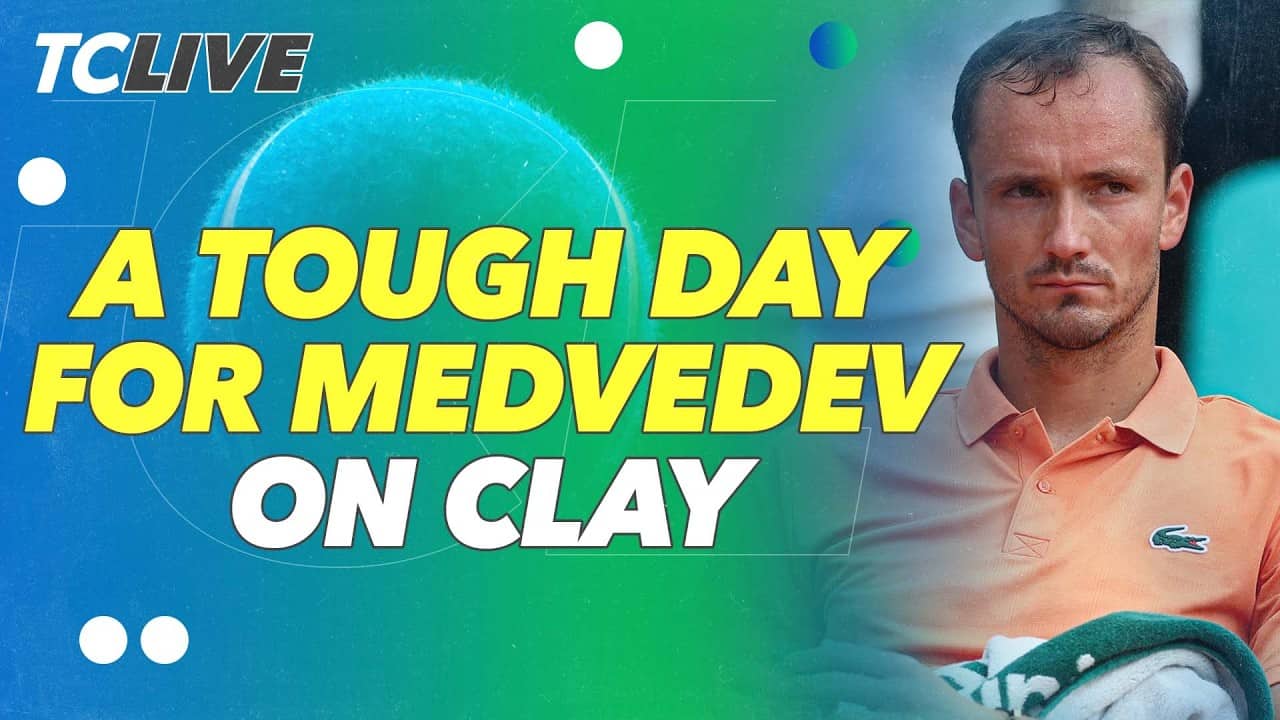 Daniil Medvedev Suffers 0-6, 0-6 Defeat to Berrettini in Monte Carlo | TC Live
