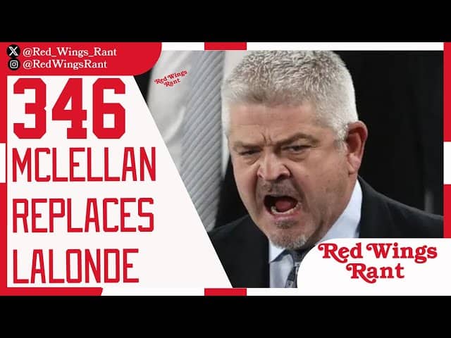 Detroit Red Wings and Steve Yzerman hire Todd McLellan to replace Derek LaLonde