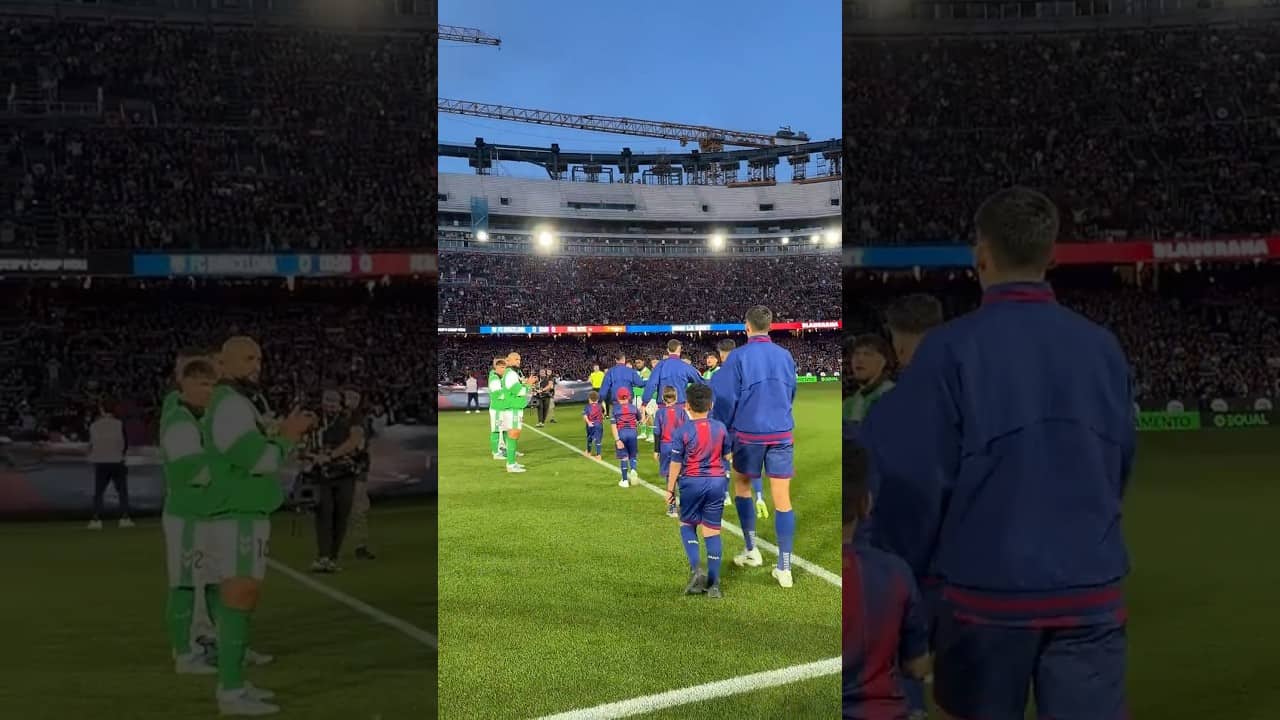 Guard of honor for the La Liga champions! Thanks, @RealBetis!🤝 #shorts #fcbarcelona