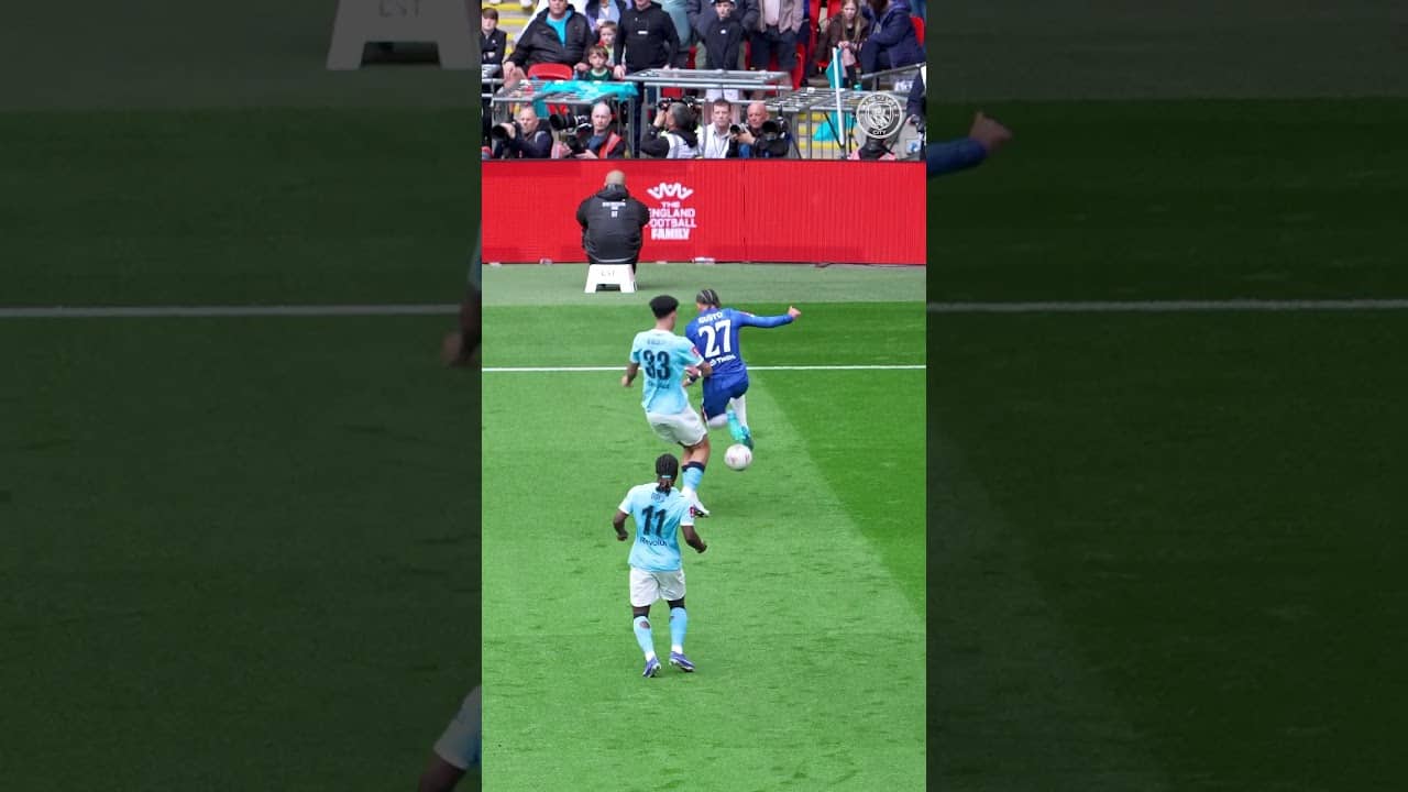 BIG games need BIG tackles 🧱 #mancity #facup #football #defence #khusanov #shorts #tackle #block