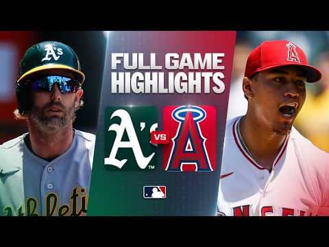 ATHLETICS vs. ANGELS: Official Full Game Highlights (June 28) | 2026 MLB Season